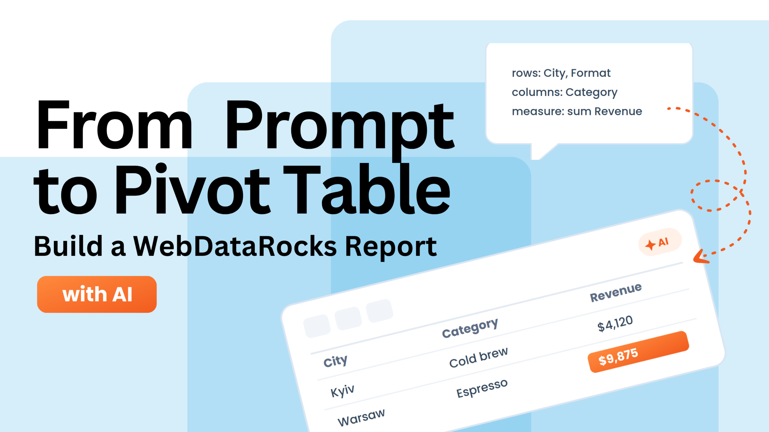 From Prompt to Pivot Table
